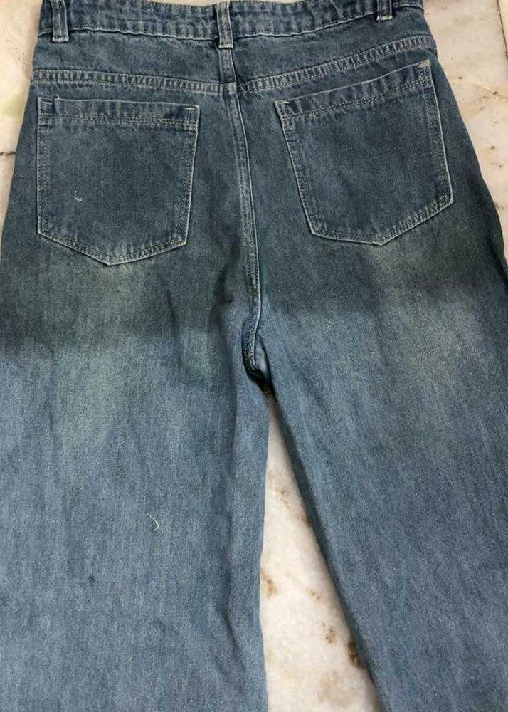 Vintage Wash Denim Jeans