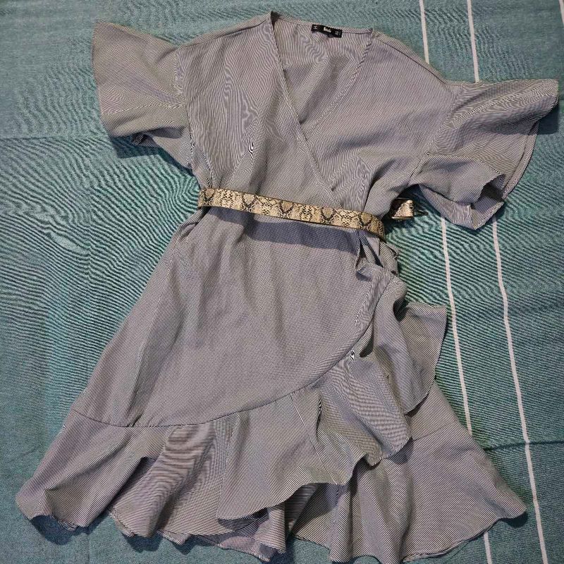 Korean Wrap Dress