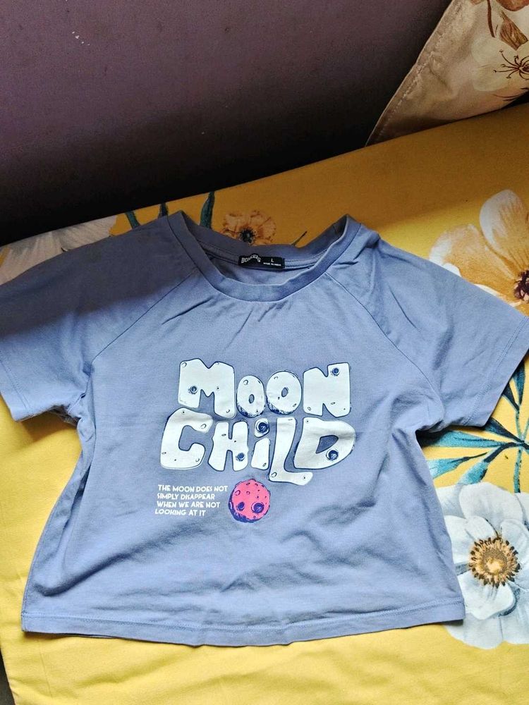 Cute "Moon Child" Graphic T-Shirt