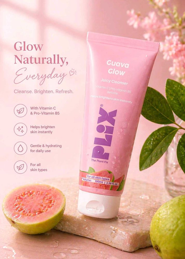 Plix Guava Glow Juicy Cleanser