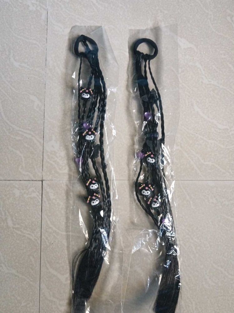 🇯🇵 Kuromi Hair extensions ponytail