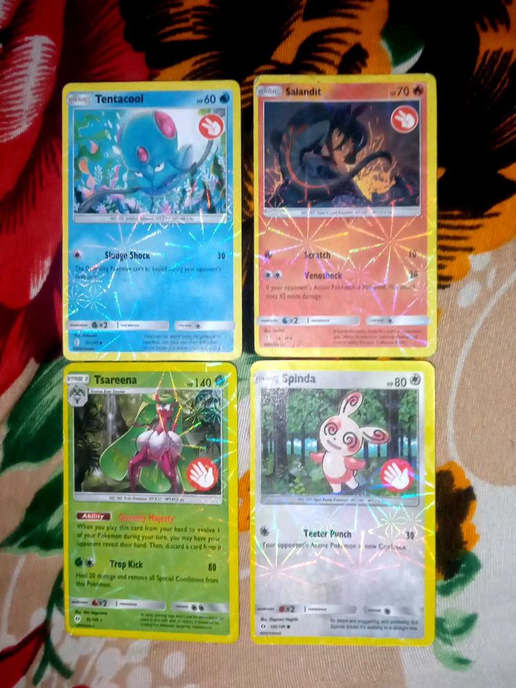 pokemon cards combo of 4