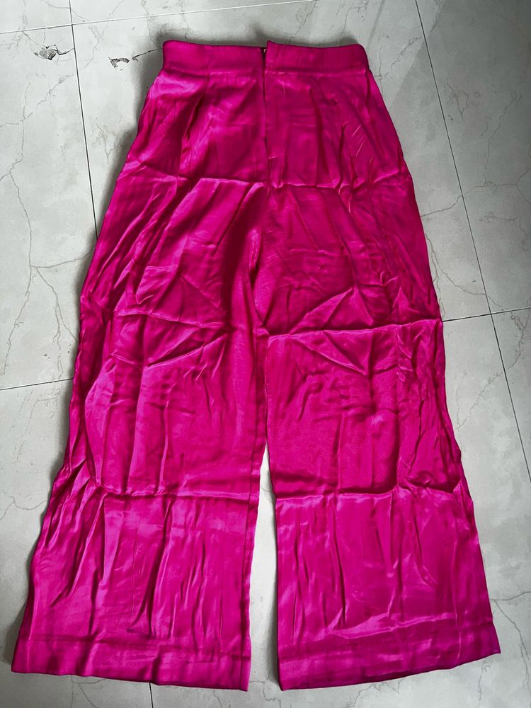 Pink Wide Leg Pants