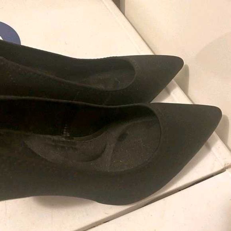 ⋆｡‧˚ʚ🖤ɞ˚‧｡Classic Black Pointed Toe Heels