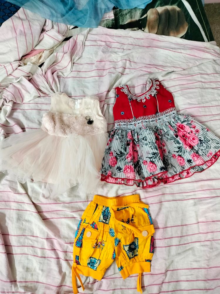 Combo Of Frocks And Pant