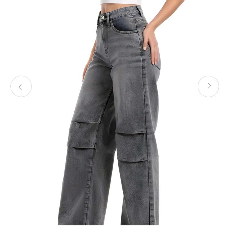 Grey Cargo Jeans from glitches (myntra)