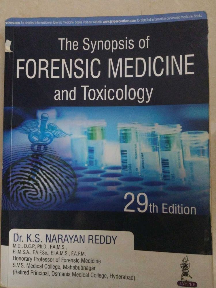 The Synopsis of Forensic Medicine and Toxicology