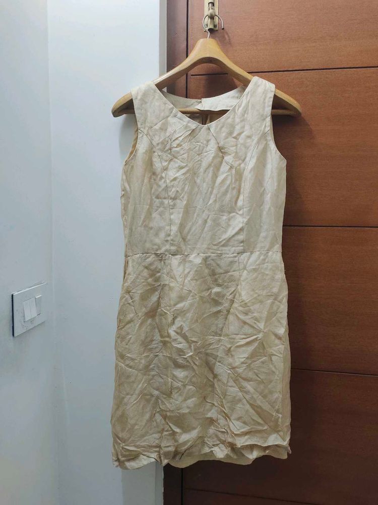 Golden Sleeveless Dress