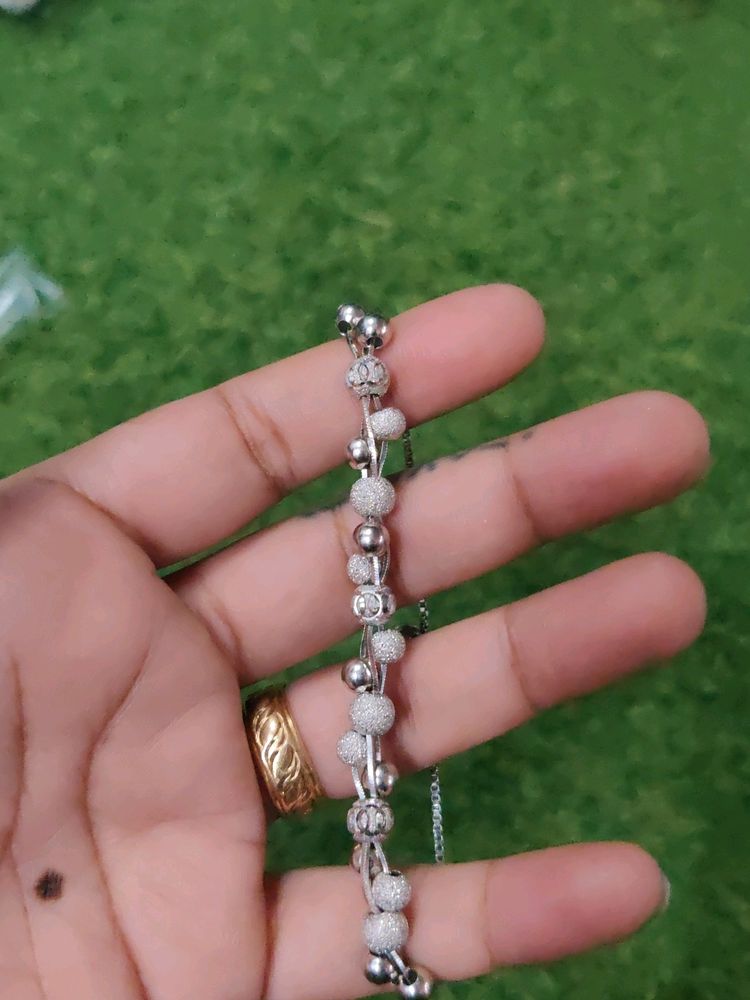 925 Silver Party Ball Bracelet For Her