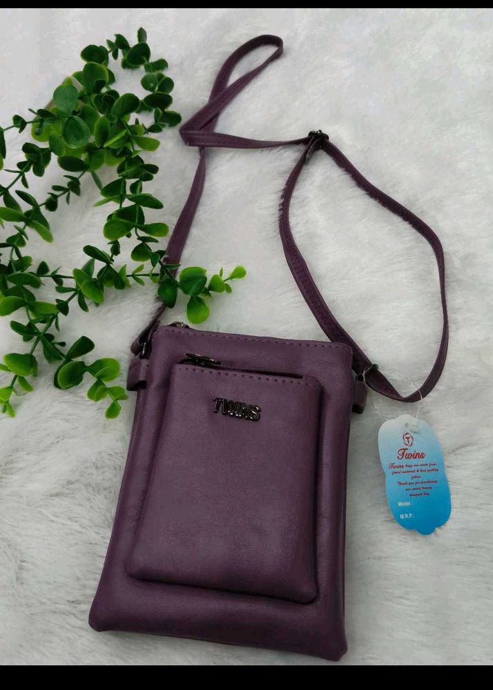 Stylish Purple Crossbody Bag