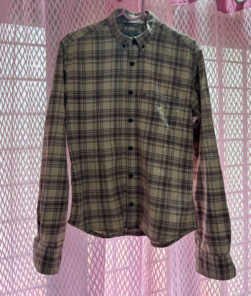 Men's Plaid Long Sleeve Shirt