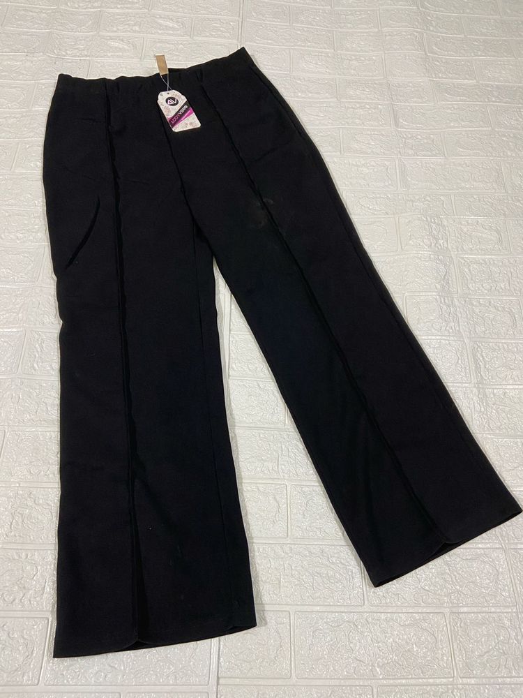 ADDYVERO Black Wide Leg Pants