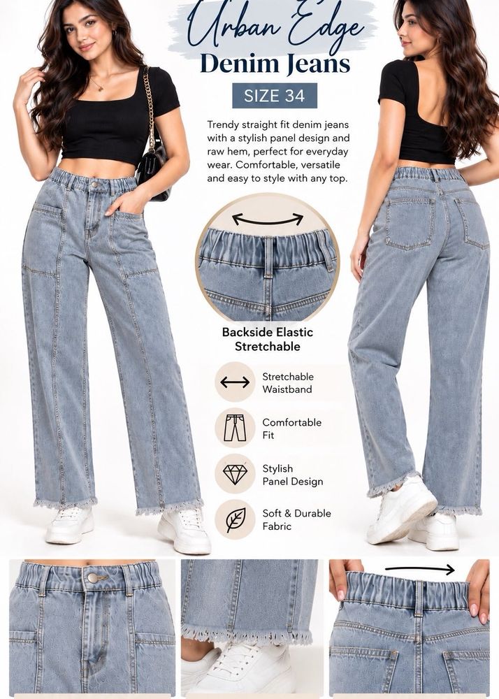 Urban Edge Denim Jeans