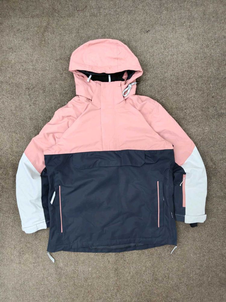Women's Pink &amp; Navy Ski Jacket