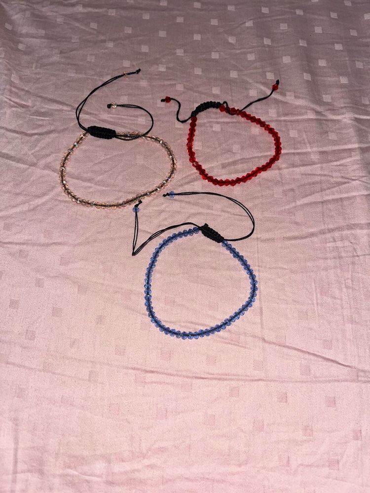 Beaded Bracelet Set - 3 Pieces