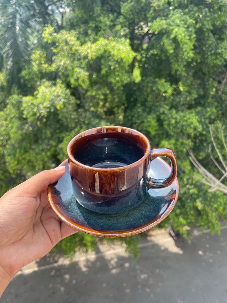 Ceramic Cup &amp; Saucer Set