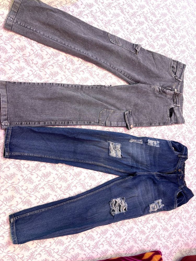Jeans Bundle - Distressed &amp; Cargo