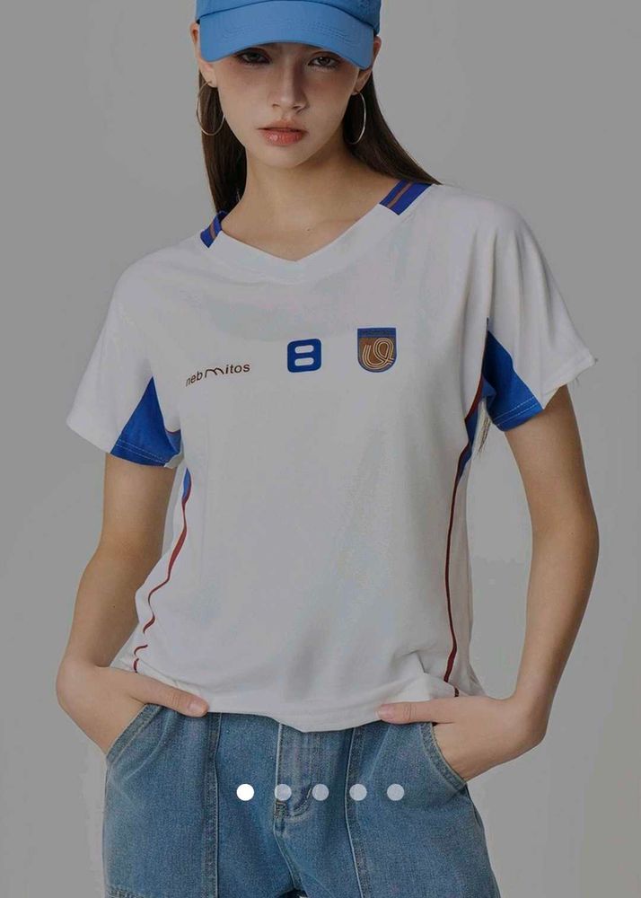 sporty look tee[with tag]