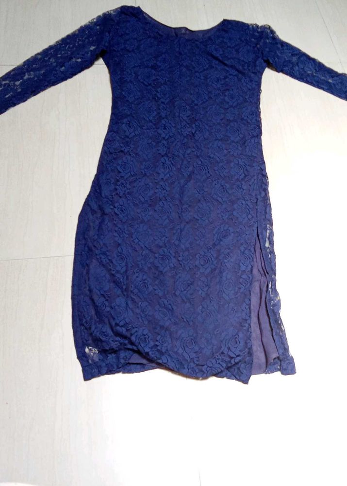 💙Stylish Blue Net Kurti