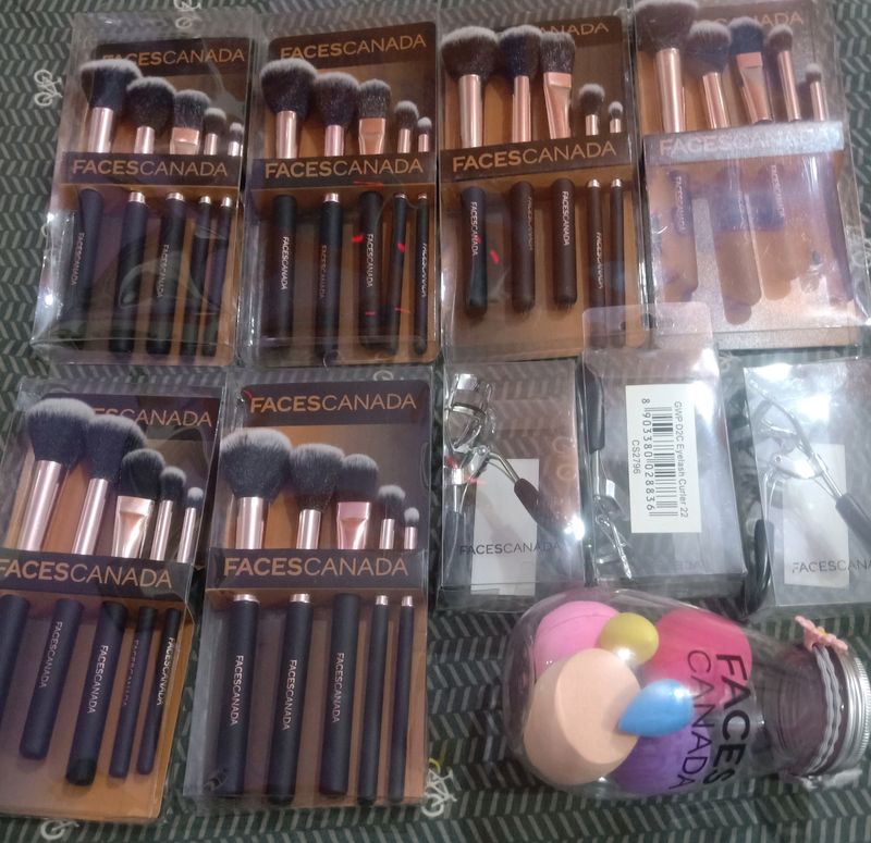 Faces Canada Brush Set. Curler Blender Combo