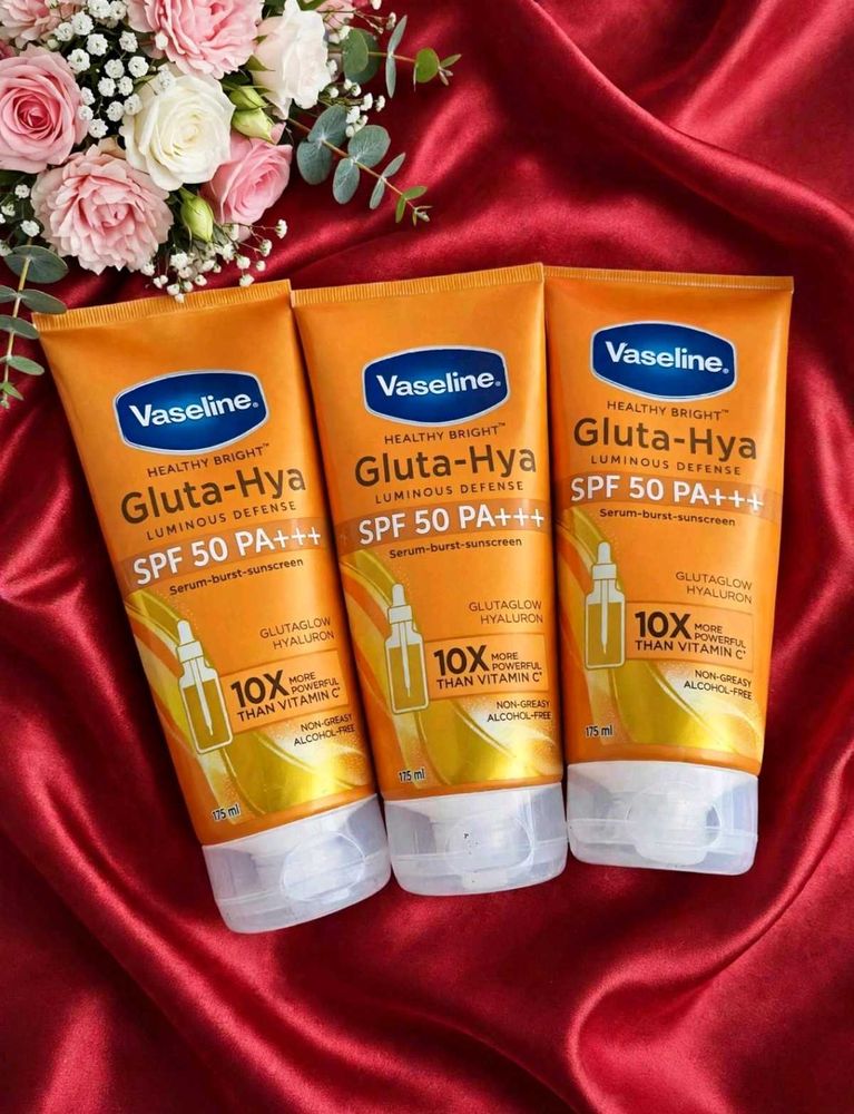 Pack of 3 Vaseline Gluta-Hya Sunscreen SPF 50