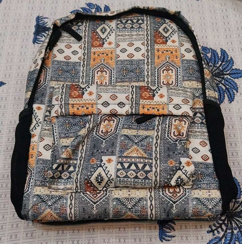 Boho Print Backpack