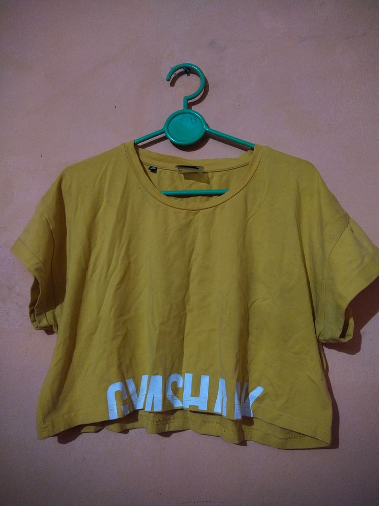 Yellow Crop Top....