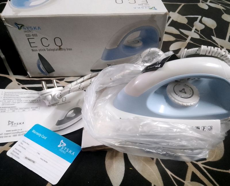 SYSKA ECO Dry Iron - Like New!