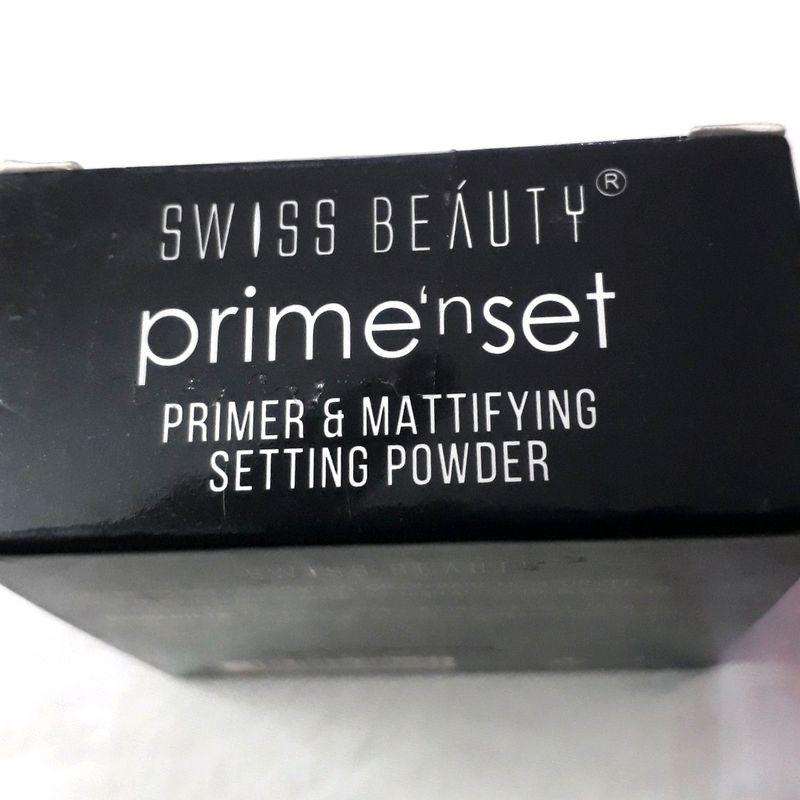 Swiss Beauty Primer Mattifying Setting Powder With
