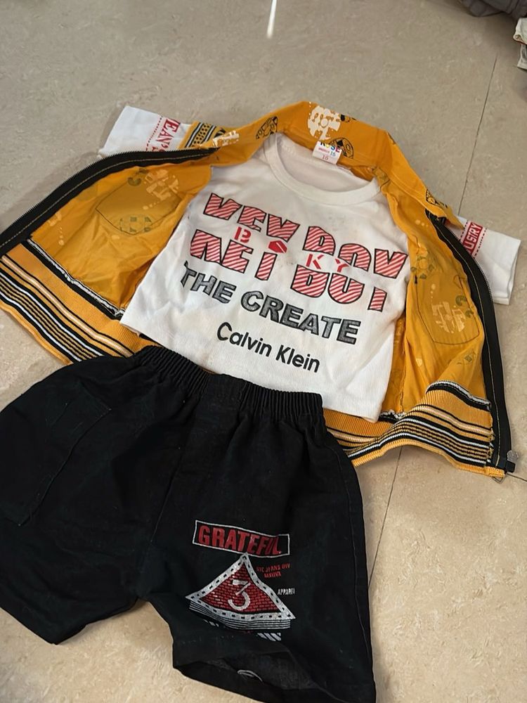 Kids Yellow &amp; Black Outfit