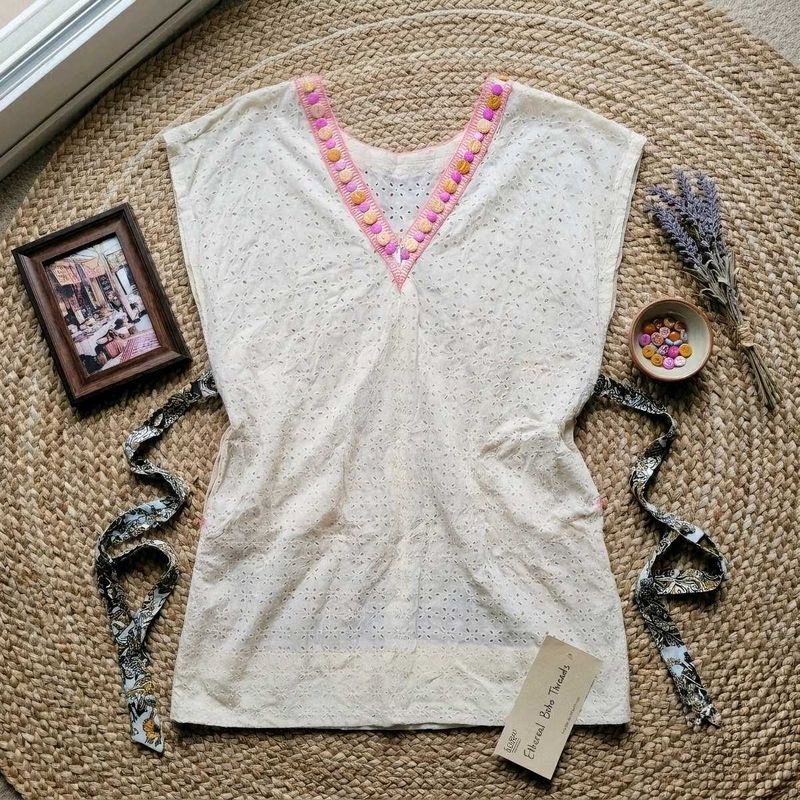 Boho Eyelet Dress
