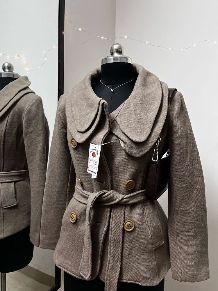 Blazer Coat With Belt
