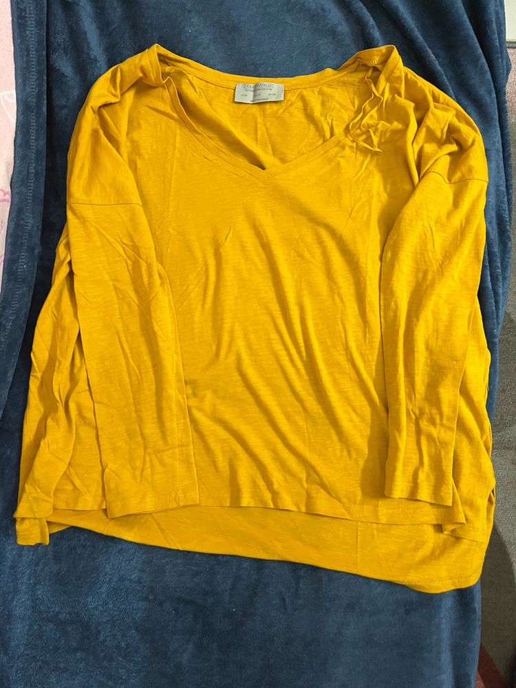 Zara Yellow Top