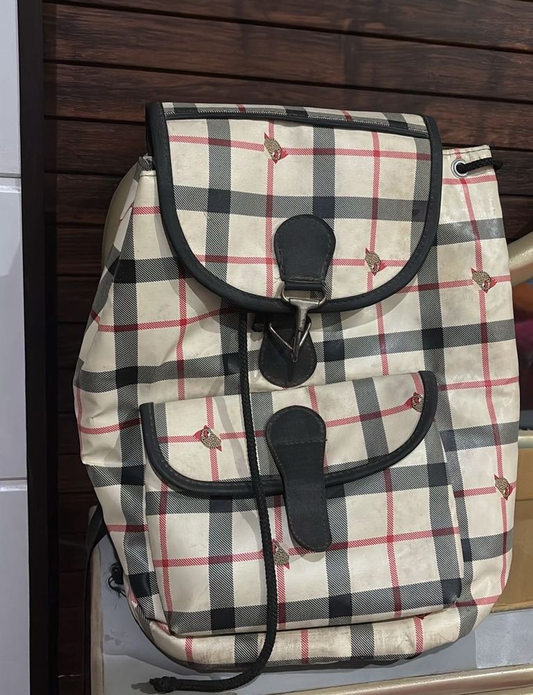Classic Plaid Backpack