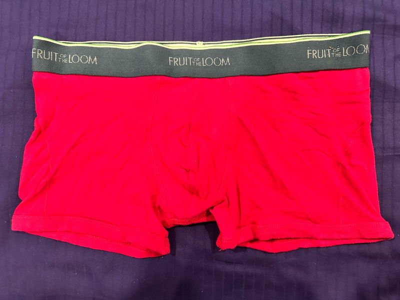 (UNUSED) Fruit of the Loom Red Trunks