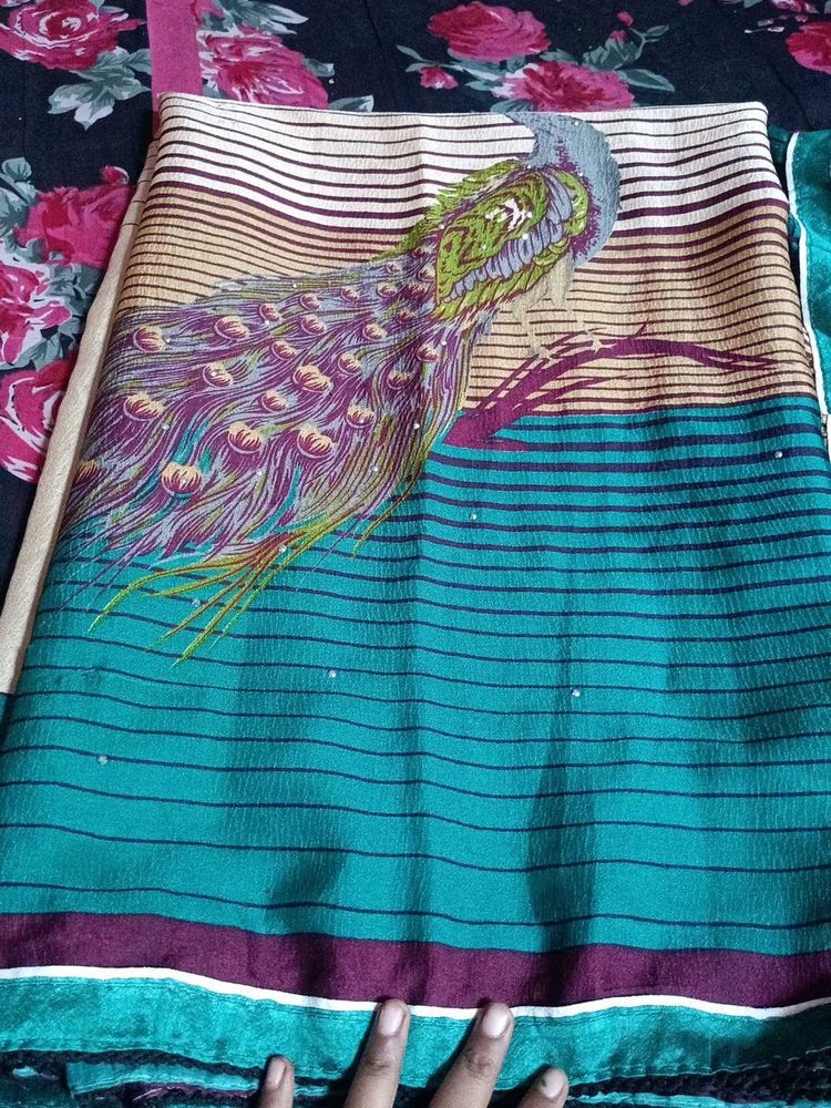 simple and soft saree