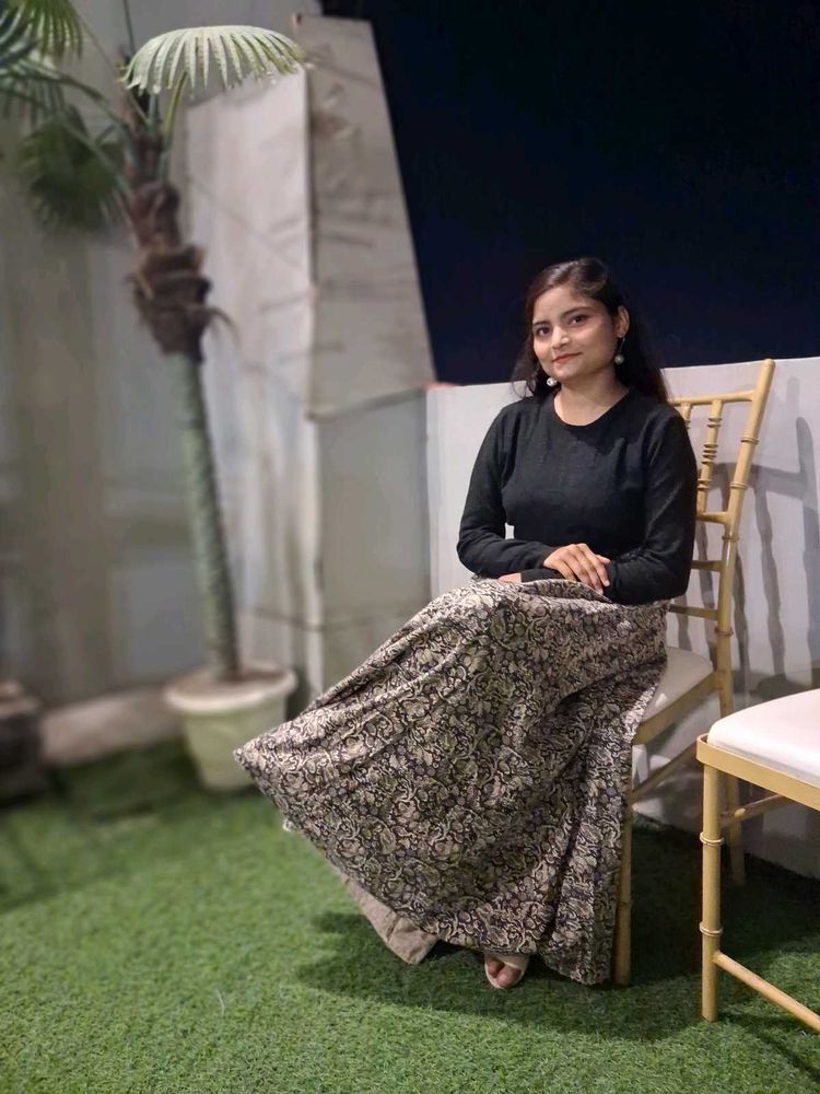 Bohemian Print Maxi Skirt