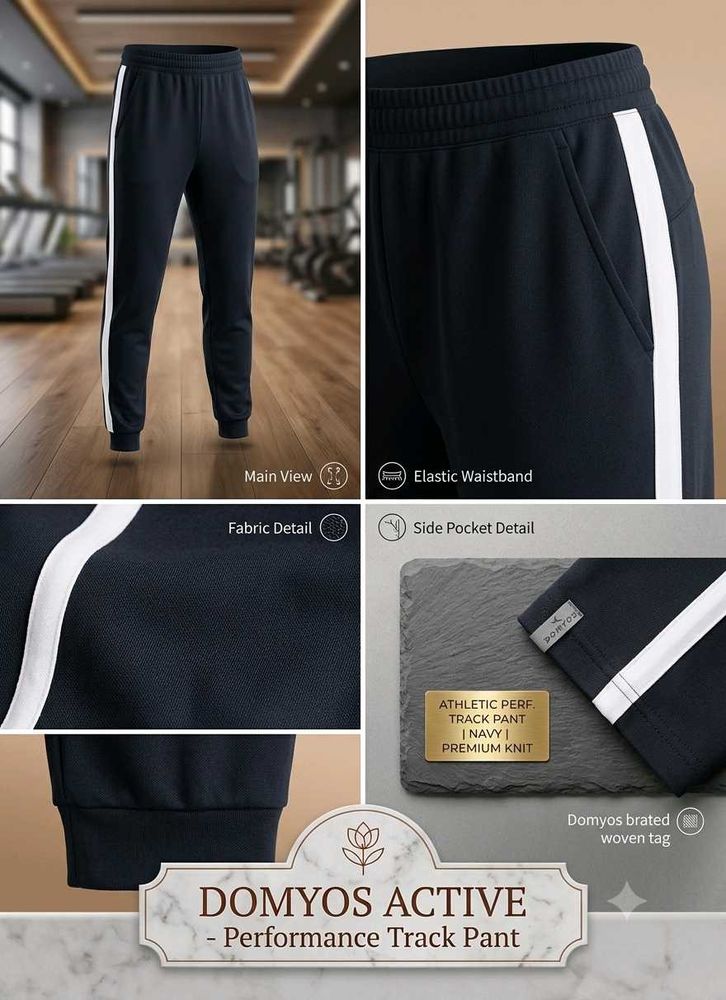 Comfortable Black Track Pants