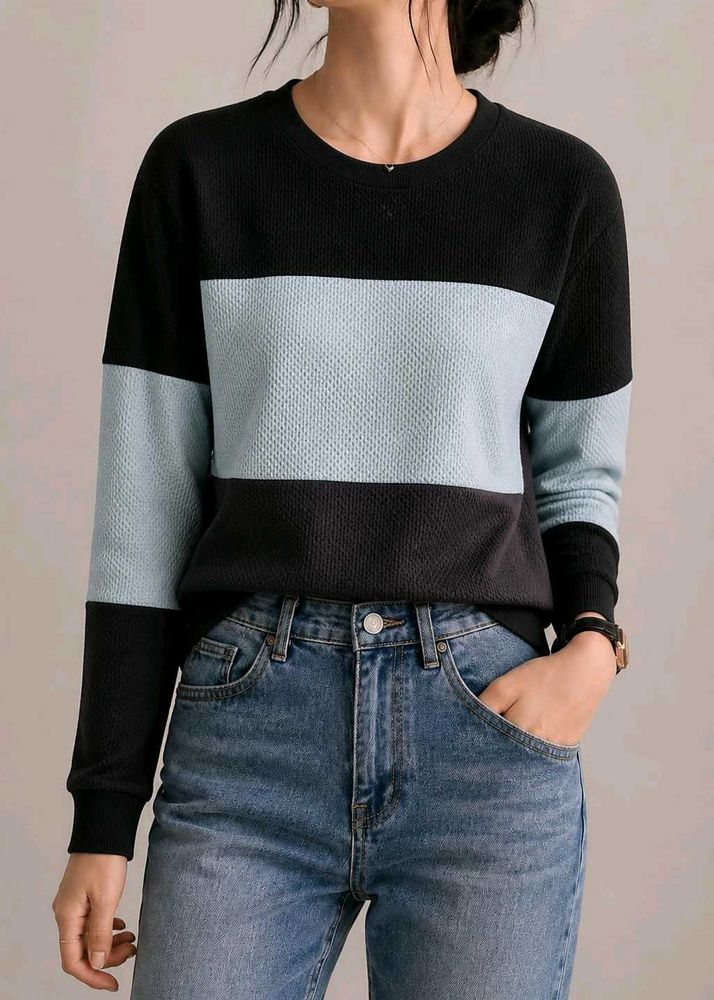 ✨💕Brand New!! Color Block Knit Sweater