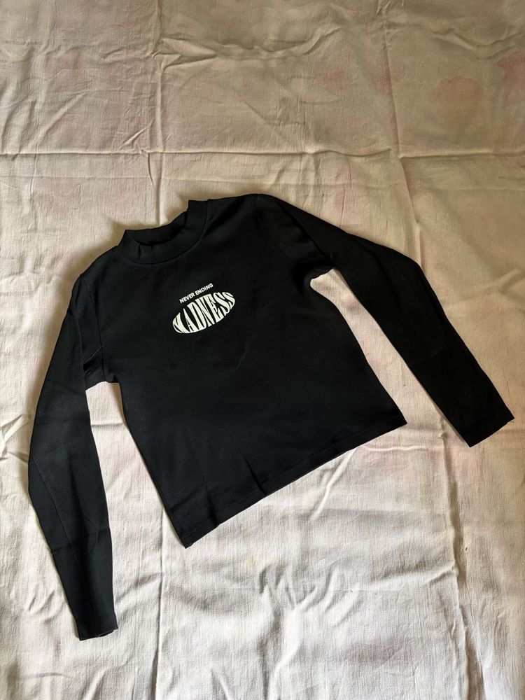 Black Long Sleeve Top