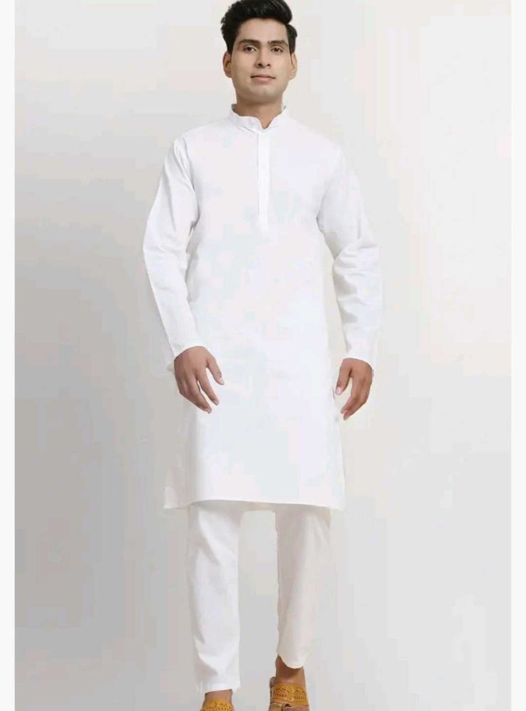 Men's White Kurta