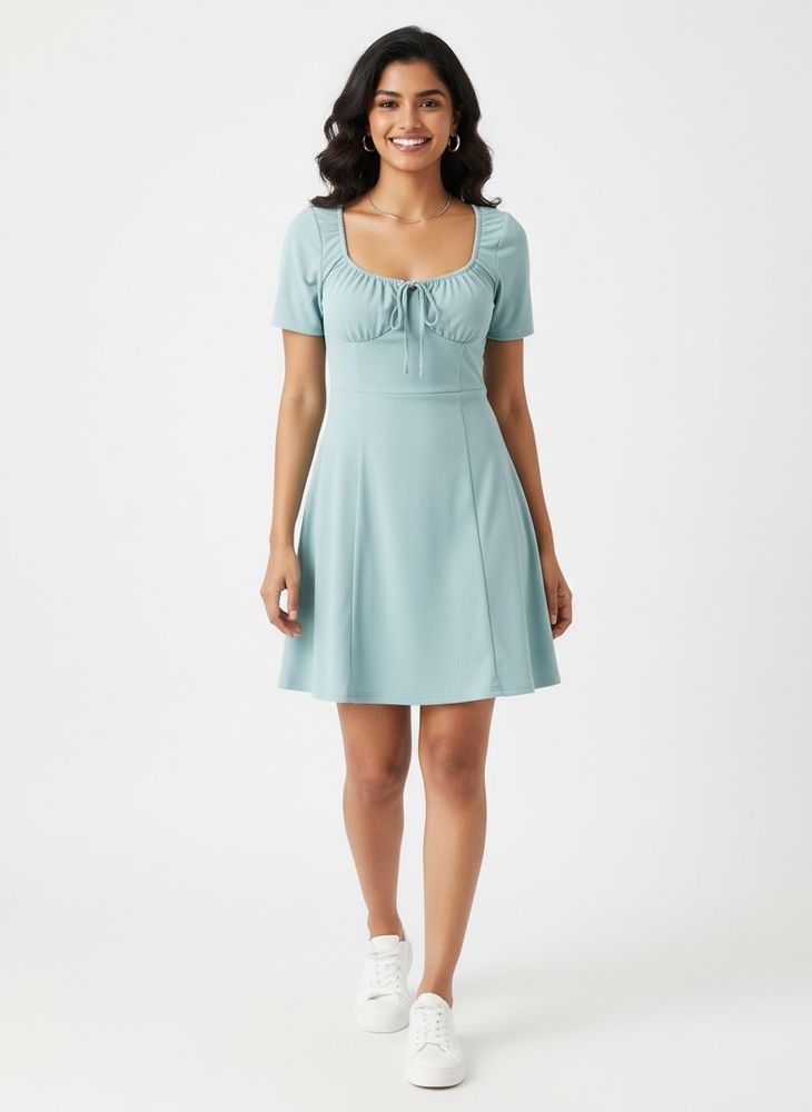 H&amp;M Pastel Blue Mini Dress👗 - Free Delivery