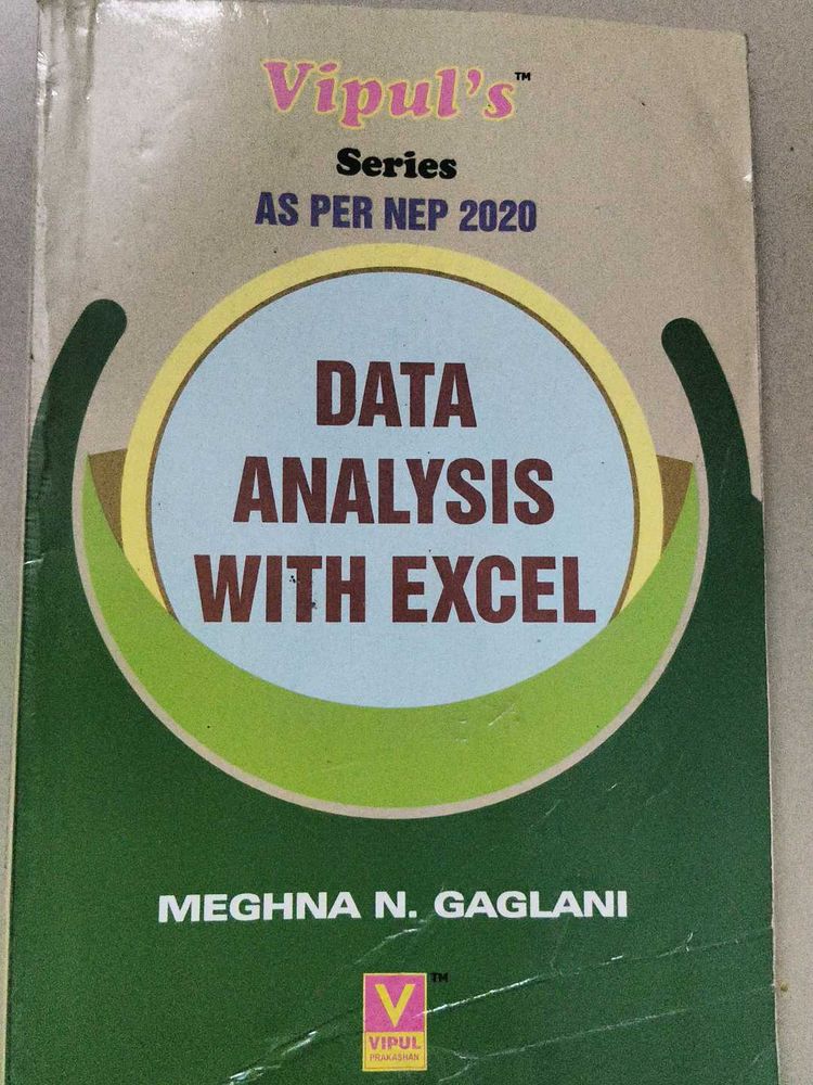 Data Analysis with Excel Book
