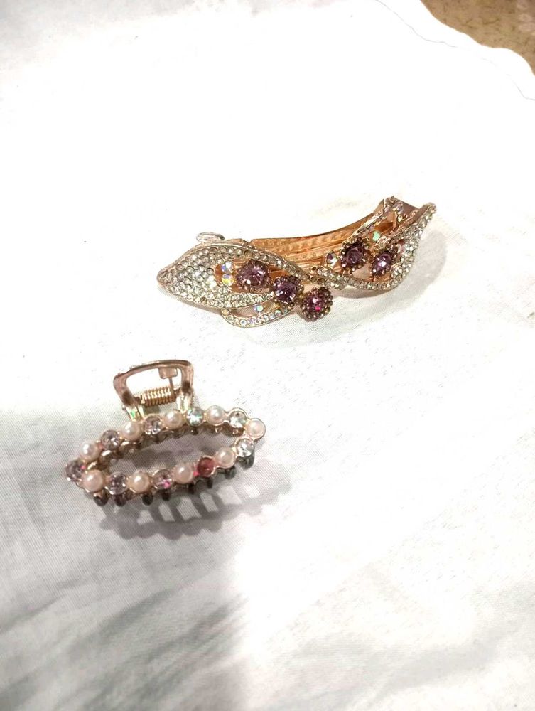 New Hair Clutch &amp; Free Earrings