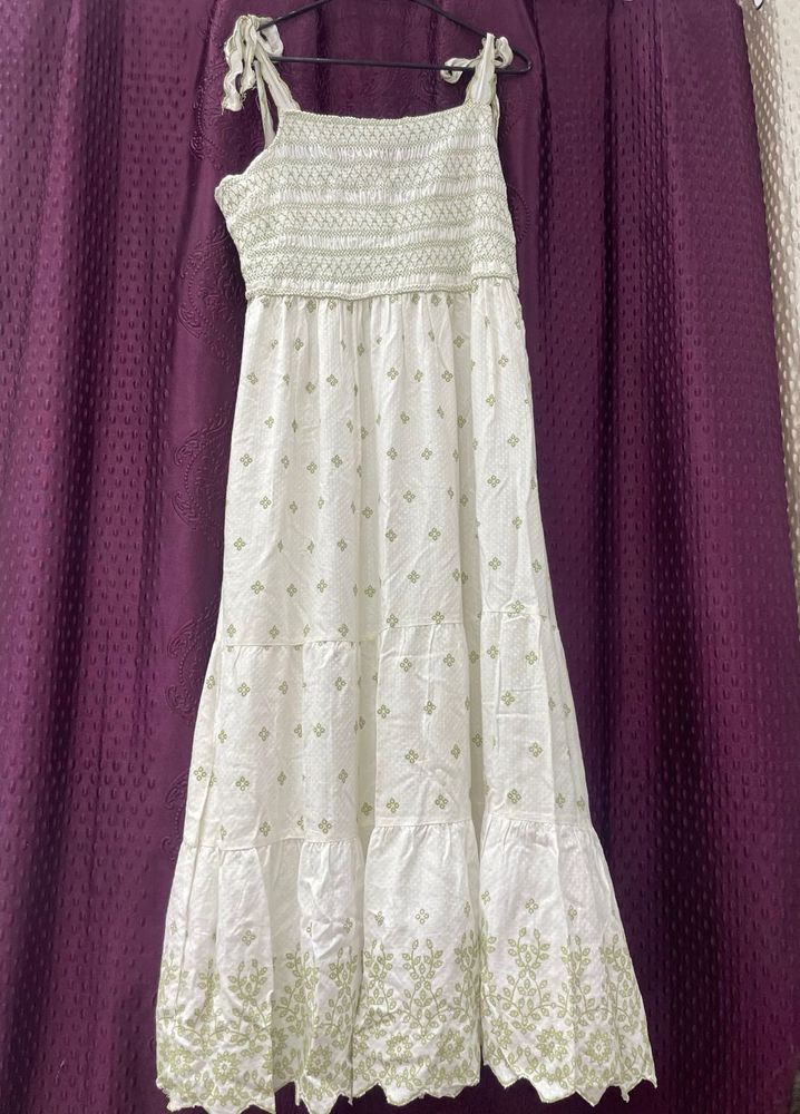 Boho Smocked Maxi Dress