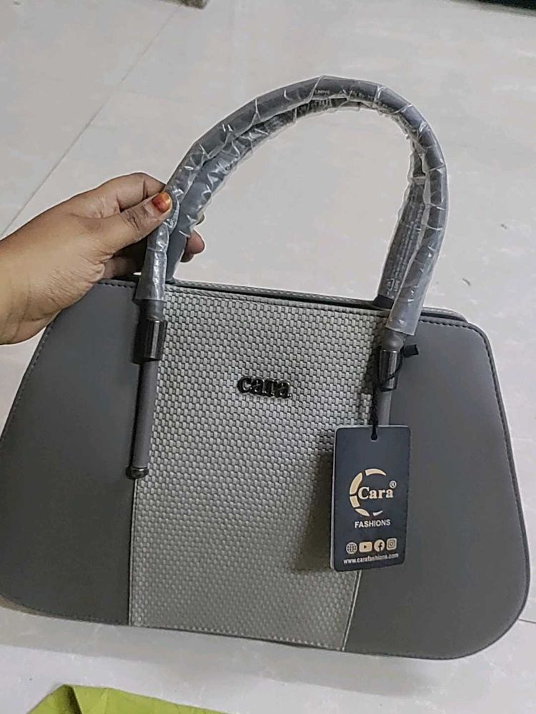 Stylish Grey Handbag