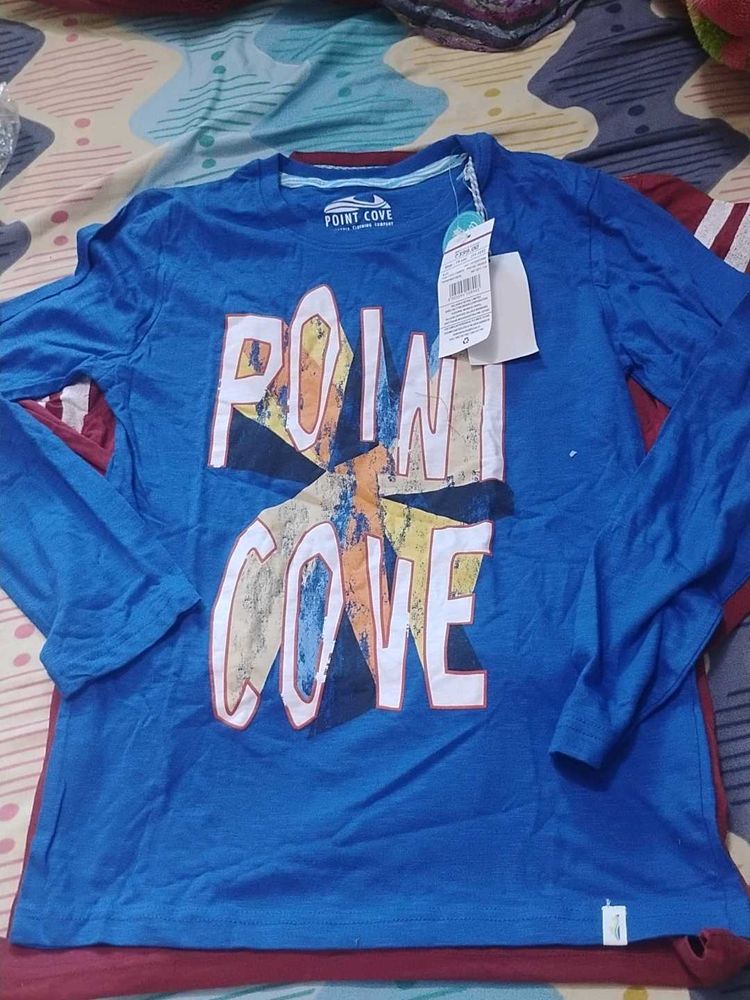 Cool Graphic Print Long Sleeve T-Shirt 2piec