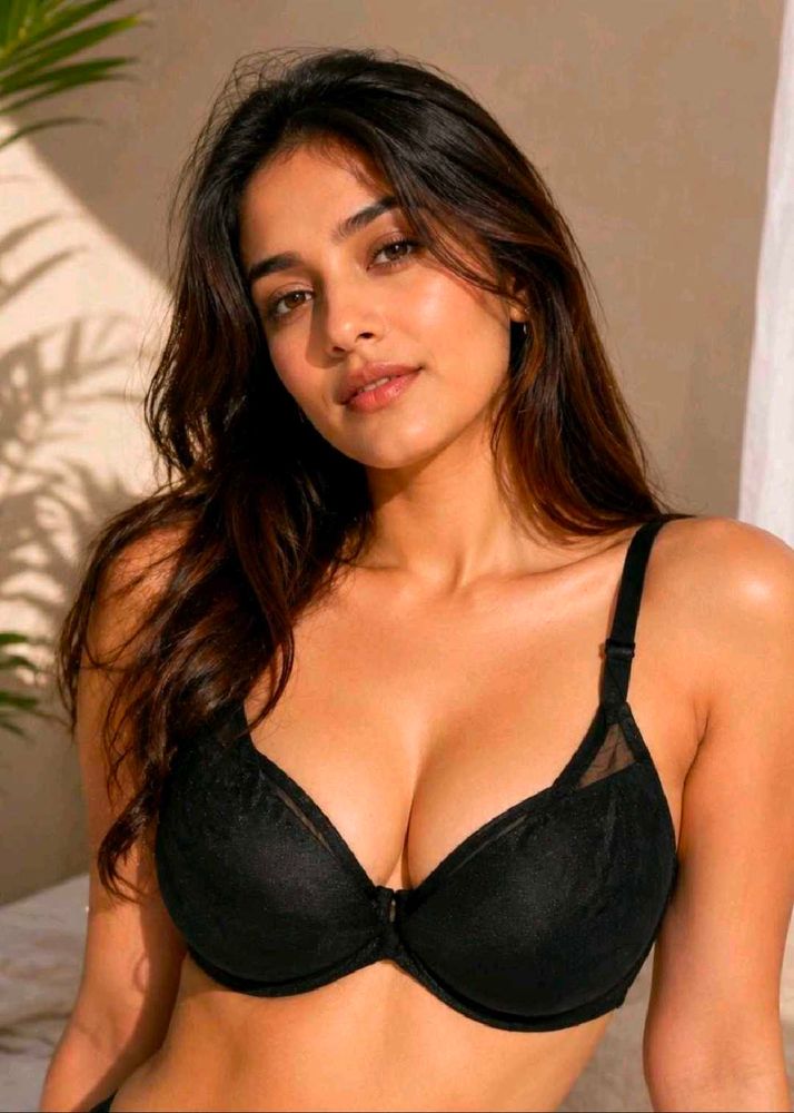 Elegant Black Lace Bra