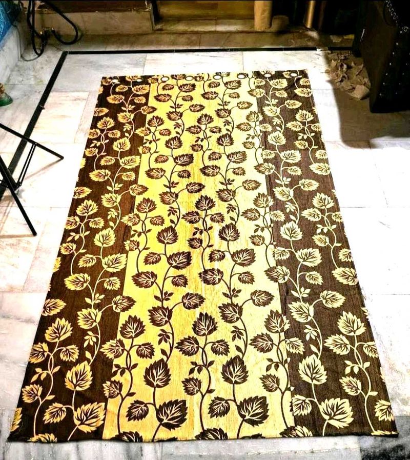 Beautiful Floral Print Curtain