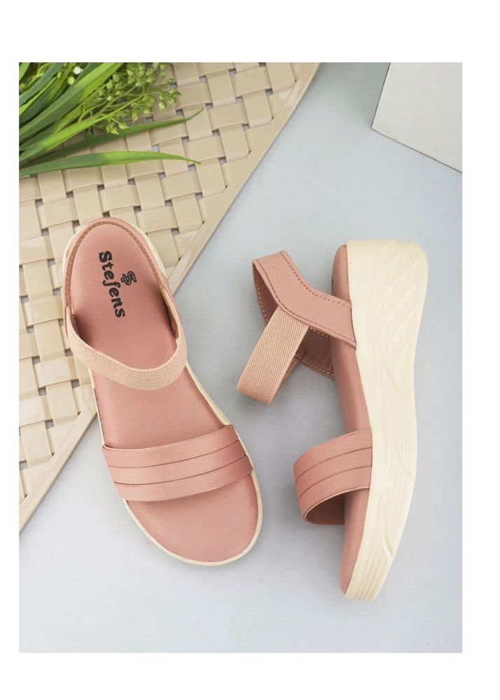 Stylish Pink Wedge Sandals for girls